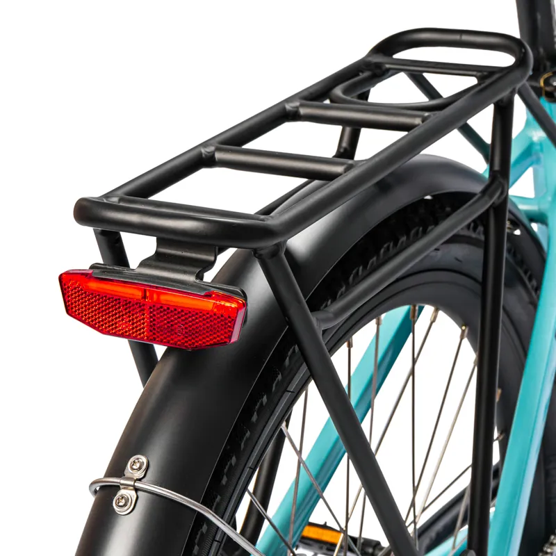 Ampere Deluxe Step Through 26 Inch Wheel Electric Bike Blue-5